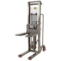 Hefti-Lift Load Stacker, Foot Pump Operated, 880 lbs. Capacity, 59" Max Lift R.M.G. Prévention