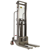 Hefti-Lift Load Stacker, Foot Pump Operated, 880 lbs. Capacity, 59" Max Lift R.M.G. Prévention