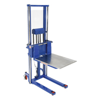 Hefti-Lift Load Stacker, Foot Pump Operated, 1500 lbs. Capacity, 63" Max Lift R.M.G. Prévention