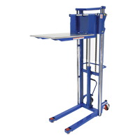 Hefti-Lift Load Stacker, Foot Pump Operated, 1500 lbs. Capacity, 63" Max Lift R.M.G. Prévention