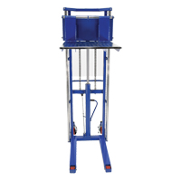Hefti-Lift Load Stacker, Foot Pump Operated, 1500 lbs. Capacity, 63" Max Lift R.M.G. Prévention