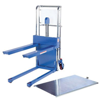 Hefti-Lift Load Stacker, Foot Pump Operated, 400 lbs. Capacity, 44" Max Lift R.M.G. Prévention