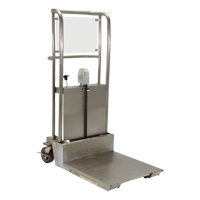 Hefti-Lift Load Stacker, Foot Pump Operated, 450 lbs. Capacity, 45-5/8" Max Lift R.M.G. Prévention