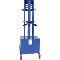 Quick Lift Stacker, Electric Operated, 400 lbs. Capacity, 57" Max Lift R.M.G. Prévention