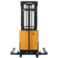 Gerbeur pour chariot &eacute;l&eacute;vateur, Fonctionnement &eacute;lectrique, Capacit&eacute; 2000 lb, Lev&eacute;e max 118" R.M.G. Prévention