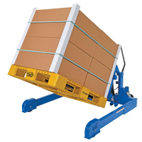 Straddled Ergonomic Tilter, 90° Tilt, 2000 lbs. Capacity, 72-13/16" L x 57-1/4" W x 29-1/4" H R.M.G. Prévention
