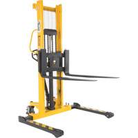 Manual Hydraulic Stacker, Hand Pump Operated, 2000 lbs. Capacity, 63" Max Lift R.M.G. Prévention