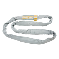 Polyester Round Sling, Grey, 4" W x 6' L, 32000 lbs. Vertical Load R.M.G. Prévention