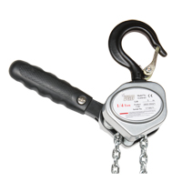 Mini palan &agrave; levier, Lev&eacute;e 5', Cabacit&eacute; 500 lb (0,25 tonne), Chaîne en Zingu&eacute; R.M.G. Prévention