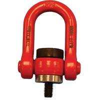 Anneau de levage pivotant VQ pour palan, M8, Longueur du filetage 12 mm, Acier alli&eacute; R.M.G. Prévention