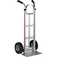 Knocked Down Hand Truck, Dual Handle, Aluminum, 48" Height, 500 lbs. Capacity R.M.G. Prévention