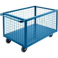 Caisson en treillis m&eacute;tallique, Acier, 39" lo x 24" la x 31,5" h, Volume 12 pi³, Capacit&eacute; 1200 lb R.M.G. Prévention