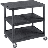Utility Cart, 3 Tiers, 18" x 34" x 24", 400 lbs. Capacity R.M.G. Prévention