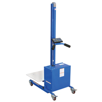 Quick Lift Platform Stacker, Electric Operated, 175 lbs. Capacity, 57" Max Lift R.M.G. Prévention