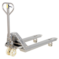 Pallet Truck, Stainless Steel, 48" L x 27" W, 5500 lbs. Capacity R.M.G. Prévention