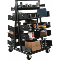 Chariots Adjust-A-Tray, 30" x 38" x 64", Capacit&eacute; 2500 lb R.M.G. Prévention