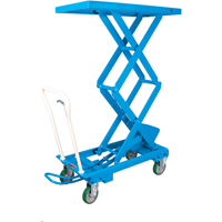 Scissor Lift Tables, 20-1/2" L x 39-3/4" W, Steel, 660 lbs. Capacity R.M.G. Prévention