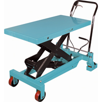 Heavy-Duty Hydraulic Scissor Lift Table, 40" L x 20-1/8" W, Steel, 2200 lbs. Capacity R.M.G. Prévention