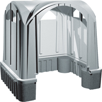 Outdoor Poly Shelters, 3 Walls, 7' L x 6' W x 7' H R.M.G. Prévention