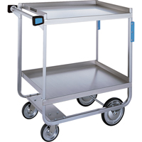 Heavy-Duty U Frame Carts, 2 Tiers, 19-3/8" W x 34-1/2" H x 32-5/8" D, 700 lbs. Capacity R.M.G. Prévention