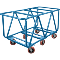 Flat Bed Lumber Cart, 60" x 30" x 33", 2500 lbs. Capacity R.M.G. Prévention