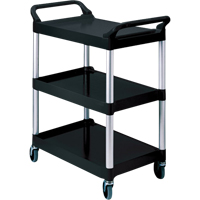 Chariot de service, 3 tiers, 19" x 38" x 34", Capacit&eacute; 200 lb R.M.G. Prévention