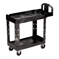 Chariot utilitaire robuste - 4500-88, 2 tiers, 17-1/8" x 33-1/4" x 39", Capacit&eacute; 500 lb R.M.G. Prévention