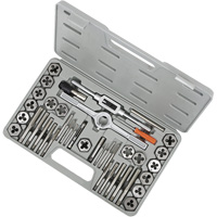 TD40H SAE HSS Tap & Alloy Die Set, 40 Pieces R.M.G. Prévention