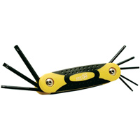 Jeu de cl&eacute;s pliables, 8 mcx, Torx R.M.G. Prévention