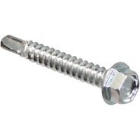 Self Drill Hex Washer, 1" x 10" L, Zinc Plated R.M.G. Prévention