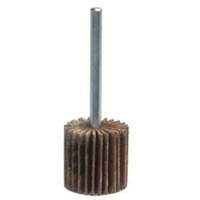 Mini Mounted Flap Wheel, Aluminum Oxide, 120 Grit, 1" x 1/2" x 1/4" R.M.G. Prévention