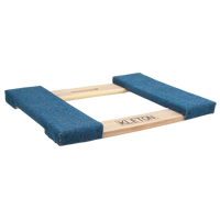 Socles roulants à extrémités recouvertes de tapis
