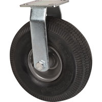 Roulettes de rechange pour chariots &agrave; plateforme robustes, Fixe, 10" (254 mm), Pneumatique, 400 lb (181 kg) R.M.G. Prévention