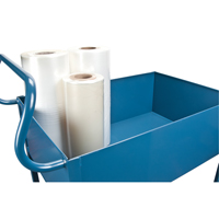 Chariots de service &agrave; bordure profonde, 2 Tiers, 24" la x 47" h x 36" p, Capacit&eacute; 1200 lb R.M.G. Prévention