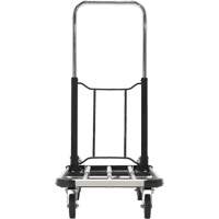 Fold-Up Platform Truck, Stainless Steel, 300 lbs., 28" L x 16" W, 33-1/2" High R.M.G. Prévention