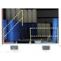 Safety Lift Gate, 10' L x 42-5/8" H, 159" Raised, Yellow R.M.G. Prévention