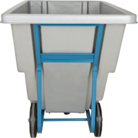 Tilt Truck, Polyethylene, 0.625 cu. yd., 850 lbs. Load Capacity R.M.G. Prévention