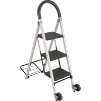Step Stool Ladder, 3 Steps, 20" x 18" x 38-1/2" High R.M.G. Prévention