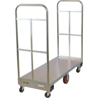 U-Boat Platform Truck, 60" L x 24" W, 1750 lbs. Capacity, Polyurethane Casters R.M.G. Prévention