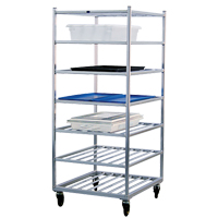 Chariot &agrave; tablettes, 7 Tiers, 28-1/2" la x 69" h x 32" p, Capacit&eacute; 525 lb R.M.G. Prévention