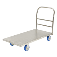 Platform Truck, 48" L x 24" W, 2000 lbs. Capacity, Polyurethane Casters R.M.G. Prévention