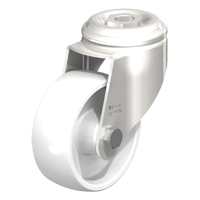 Roulette en nylon acier inoxydable, Pivotant, Diam&egrave;tre 3-1/8" (79,5 mm), Capacit&eacute; 265 lb (120 kg) R.M.G. Prévention