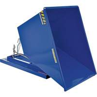 Self-Dumping Hopper, Steel, 1 cu.yd., Blue R.M.G. Prévention