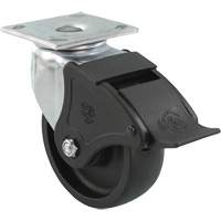 Roulette Emaxx RollX, Pivotant avec frein, 5" (127 mm), Nylon, 1200 lb (544,3 kg) R.M.G. Prévention