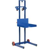 Low Profile Lite Load Lift, Hand Winch Operated, 400 lbs. Capacity, 55" Max Lift R.M.G. Prévention