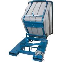 Conteneurs autobasculeurs, Poly&eacute;thyl&egrave;ne, 1-1/10 vg(3), Gris R.M.G. Prévention