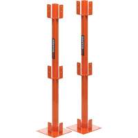 ProGuards Temporary Guard Rail Posts, 8" W x 39" H, Orange R.M.G. Prévention
