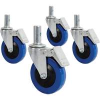 Mini 4" Casters with Locking Pin R.M.G. Prévention