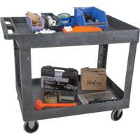 Utility Service Cart, 2 Tiers, 24-5/8" x 32-1/2" x 40", 550 lbs. Capacity R.M.G. Prévention