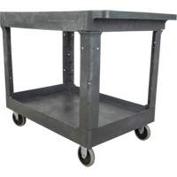 Utility Service Cart, 2 Tiers, 24-5/8" x 32-1/2" x 40", 550 lbs. Capacity R.M.G. Prévention